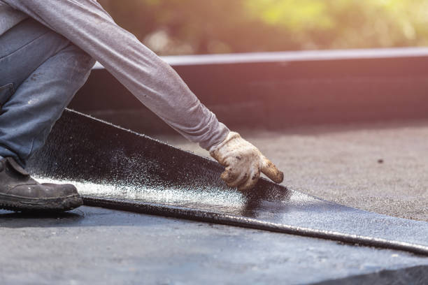 Professional Waterproofing technician working in New Paris, IN